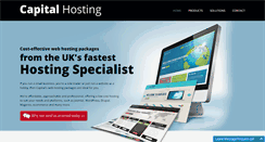 Desktop Screenshot of capitalhosting.co.uk