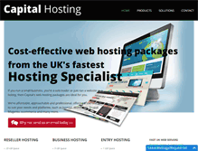 Tablet Screenshot of capitalhosting.co.uk